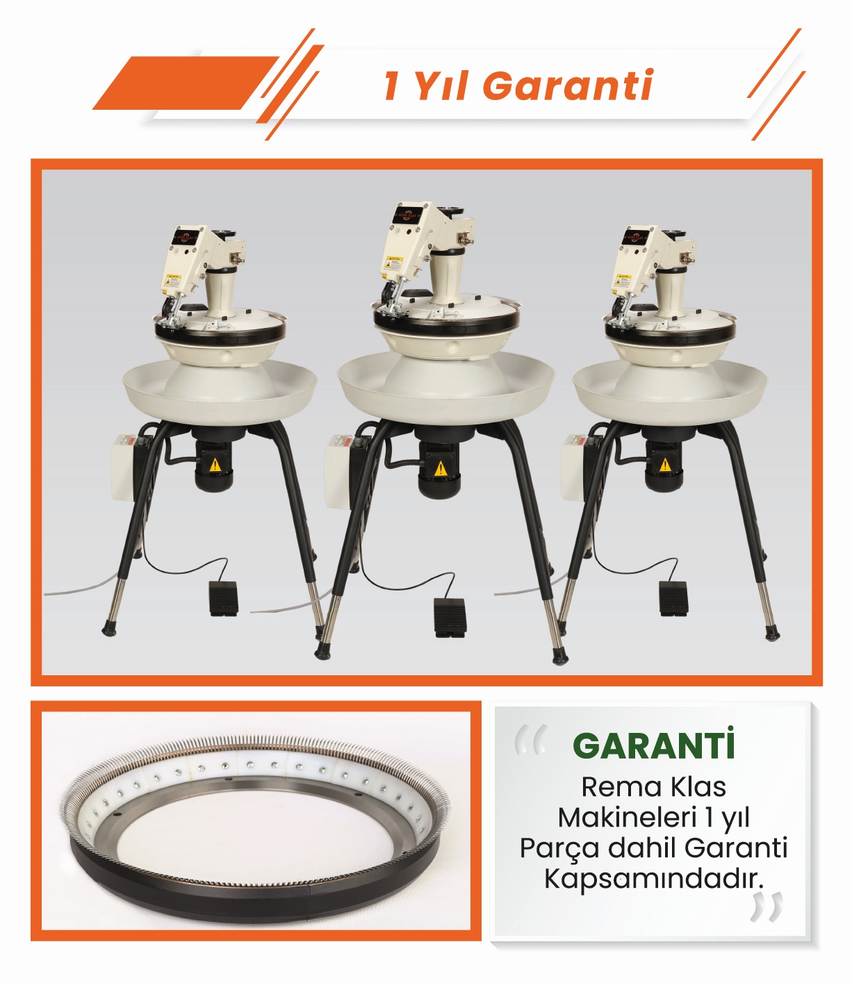 Servis 1 Remayöz Makinesi Garanti
